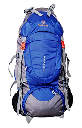 Image of 75 Ltrs Purple Backpack /Rucksack /Travelling Bag /Hiking Bag /Adventure Bag /Camping Bag (Nylon, HA-8107PU)