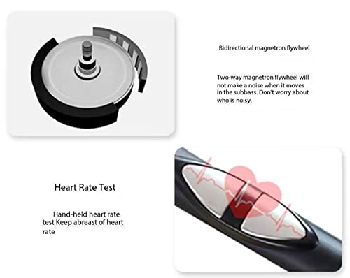 Image of Recumbent Exercise Bike, Training Equipment Bicycle, with Heart Rate Monitor, Tablet Computer Holder, Suitable for Home Exercise