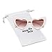 Produktbild ADEWU Herzform Sonnenbrille Mode Retro Brille Damen Frauen