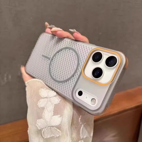 HJZSZX iPhone 16 Pro p MbV }OlbgP[X CX[d ʋCVF (iPhone 16 Pro/O[)