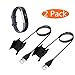 KingAcc for Fitbit Alta HR Charger, 2-Pack 3.3ft/1m Replacement USB Charging Cable Cradle Dock Adapter for Fitbit Alta HR Fitness Wristband Smart Fitness Watch