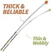 5-30 ft Long Telescopic Extension Pole // Multi-purpose Extendable Pole with Universal Twist-on Metal Tip // Lightweight and Sturdy // Best Telescoping Pole for Painting, Dusting and Window Cleaning