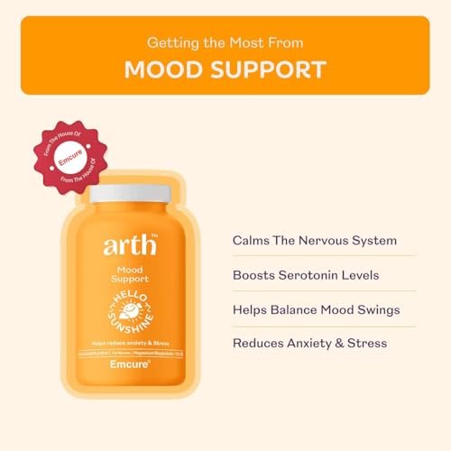 Image of Arth Chelated Magnesium Bisglycinate Supplement | With Vitamin D2 & B6 | High Absorption 1000mg Magnesium Bisglycinate complex for Muscle Recovery, Relaxation & Better Sleep | Stress & Anxiety Support | 90 Veg Tablets | For Men & Women