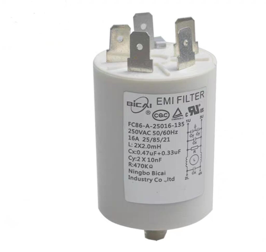 Pièces de machine à laver 250V 16A, absorbeur de suppresseur EMI FC86-A-25016-135