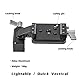 DF DIGITALFOTO RS3 Vertikale Kamerahalterung, professionelle RS3 Hochformat für Social Media-Arbeit, kompatibel mit DJI Ronin RS2/RS3/RS3 Pro Gimbal, Nutzlast 4,5 kg, Schwarz