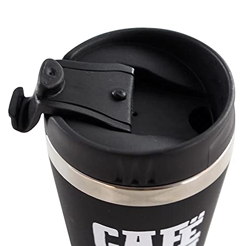 Copo Viagem Térmico Emborrachado 450ml Café Torna Tudo Possível