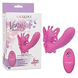 CalExotics Venus Butterfly Silicone Remote Pulsating Venus G, Pink (12402)