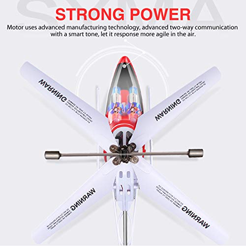 Image of POCO DIVO Raptor S39 RC Helicopter 2.4Ghz Medium Size Alloy Gyro Dual Speed 3CH Indoor Flight Aircraft with Light, Red