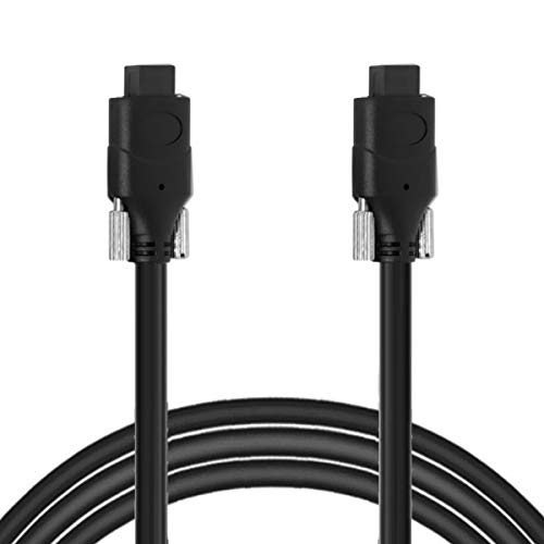Cables Firewire 800 IEEE1394 Occus 9Pin Plug to 9Pin Cable Screw Type Mount for Camera 1.0m 1.8m Black - (Cable Length: 1m, Color: Black)