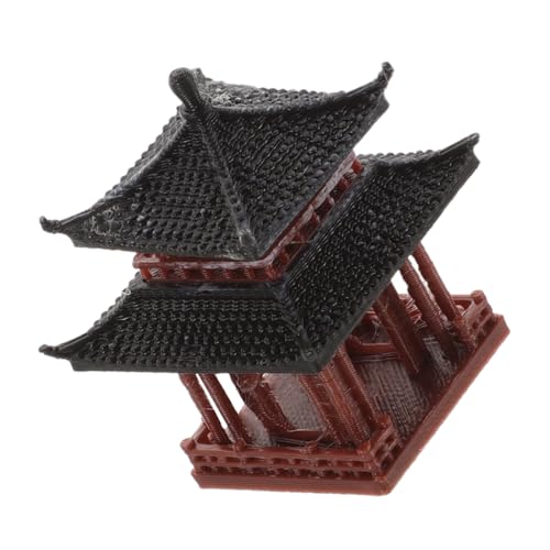 Micro sculpture de pavillon chinois réaliste haute précision