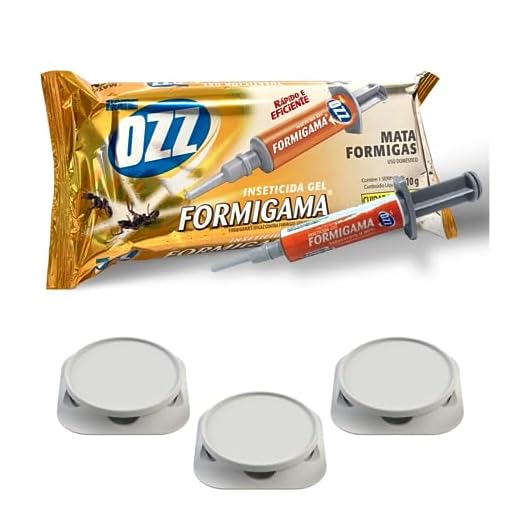 Kit Formicida Gel + 3 Porta Isca Baratas Formigas Domésticas Jardim Control Up