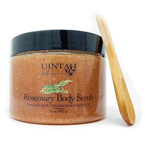 Natural Salt Scrub by Uintah Botanica, Rosemary