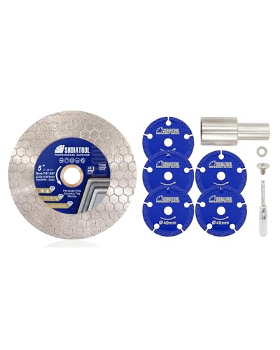 SHDIATOOL Lame de scie diamantée meulage découpe mini disque diamant 40mm carrelage