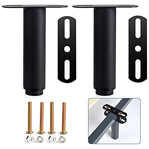 KRIZJUES Adjustable Metal Furniture Legs Set Cover