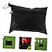 BESTonZON Dual-Purpose Golf Tee Bag Storage Pouch for Tees Golf Organizer Zipper