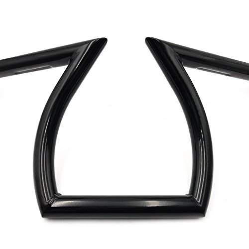 Xkh- Cruiser Z-Bar Handle Bars 1" Gloss Black Compatible With Harley Xl Sportster 1200 883 Custom [B074Vwc4T7] #TOP2