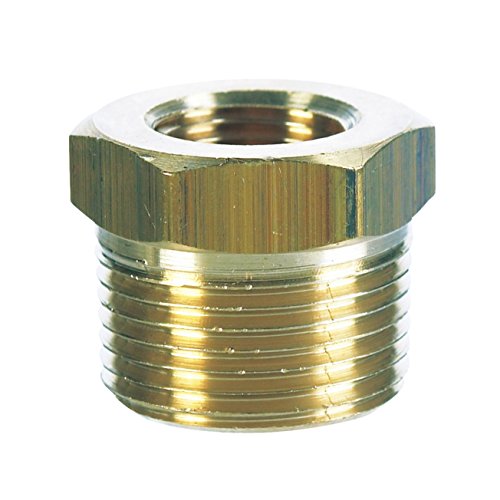 JMF 1/2 in. MPT x 1/4 in. Dia. FPT Brass Hex Bushing