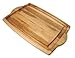 J.K. Adams 20-Inch-by-14-Inch Maple Wood Farmhouse Carving Board with Handles