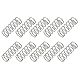 PATIKIL 10 Stück 304 Edelstahl Druckfeder 0,6 mm Drahtdurch. 6 mm Außendurch. 15 mm Länge Silber Spiralfeder Metall Federn Set, Mechanische Druckfedern für Geräte Ersatz Reparatur