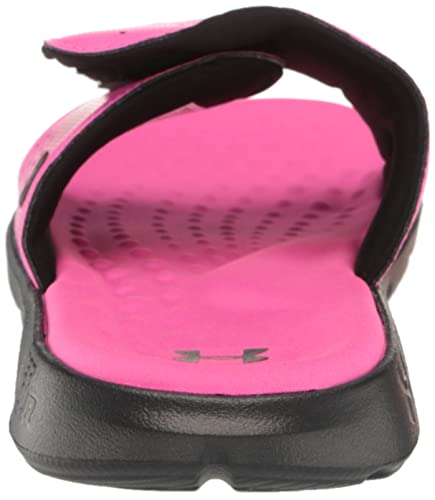 Under Armour Women's Ignite Pro Slide, (600) Rebel Pink / Black / Black, 9, Us #TOP2