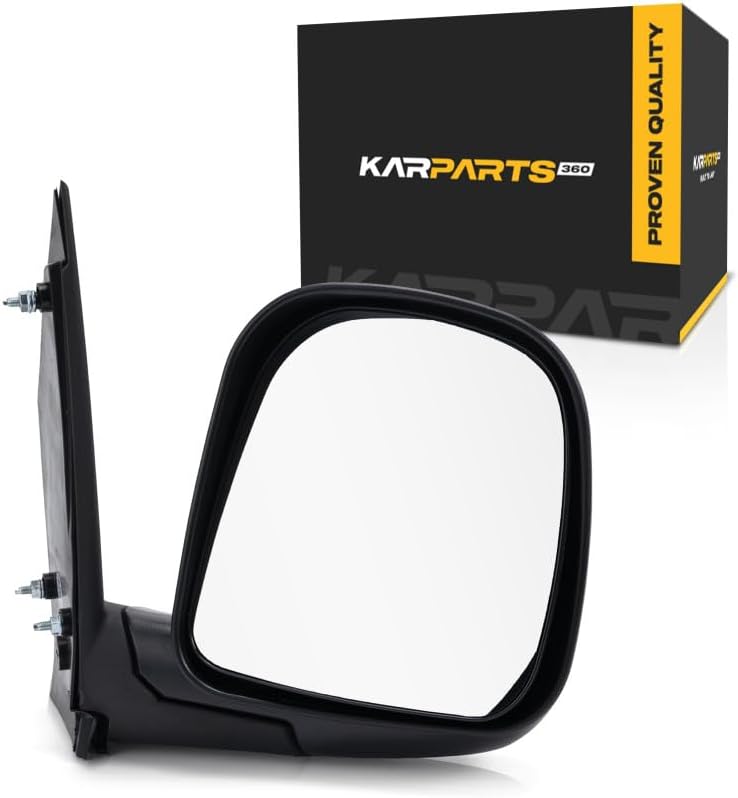 For Chevy Express 2500 Door Mirror 1996-2002 Passenger Side | Textured Black | Non-Heated | Manual Folding | 15768765 | GM1321245