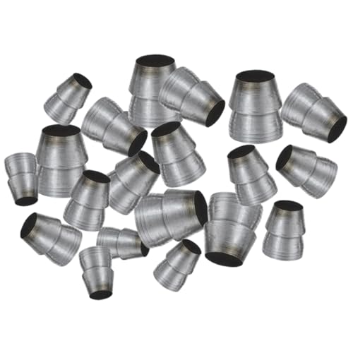 Ipetboom 20 pezzi Kit Cunei di Sicurezza Conici in Ferro per Rinforzo Manico Martello e Accessori per Attrezzi Giardino e Orto Manici Rotondi Antiscivolo per Carpenteria e Lavori Edili