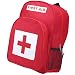zhiyi First Aid Bag - EMT Medical Backpack Large Empty Emergency Treatment Backpacking Storage Organizer Travelling Camping Cycling Hiking Car (Red)