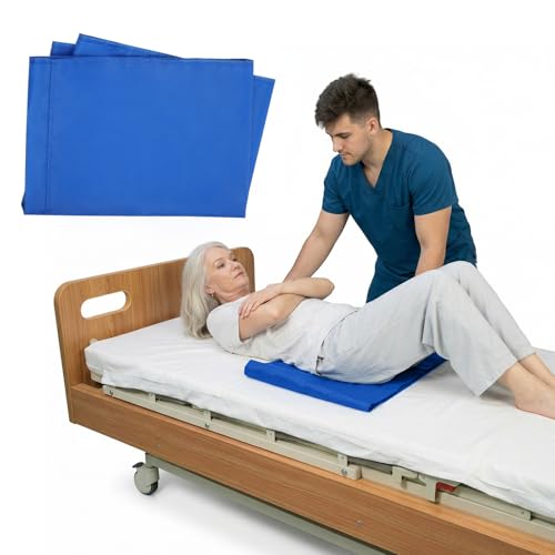 Tubular Slide Sheet for Patient Transfer, Low Friction Reusable Waterproof Draw Sheet, Transfer Board for Bed, Wheelchair & Car, Transfer Aids for Elderly & Caregivers, 25.6" x 17.7"