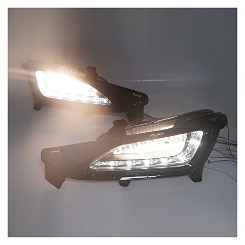 Luces DRL para Tucson 2015-2018 con faros antiniebla de tres colores 12V
