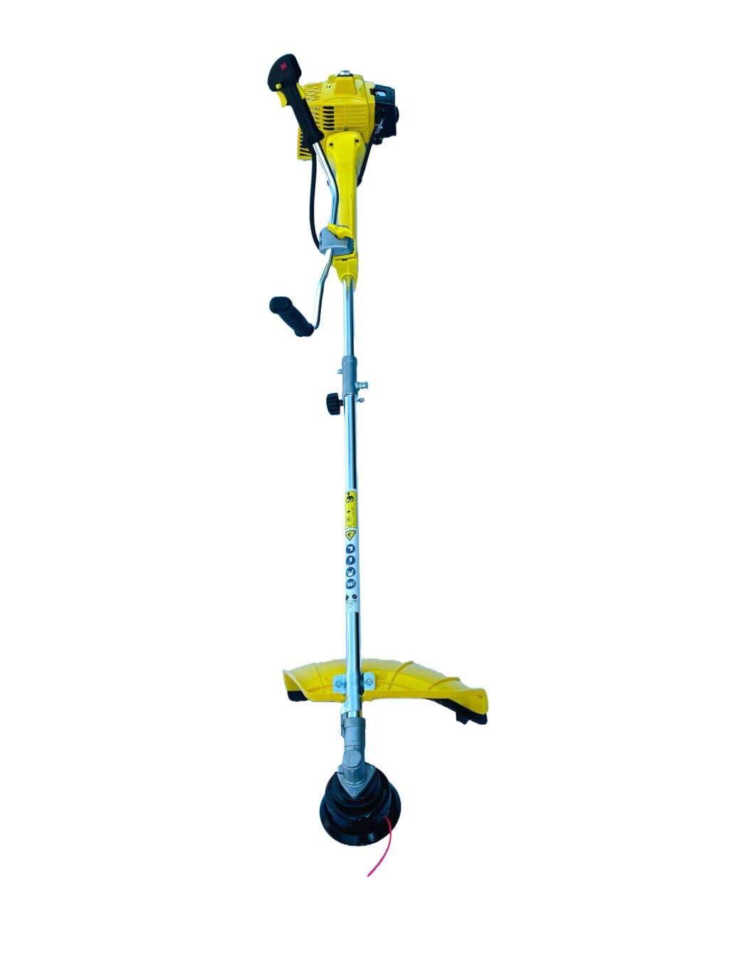 Nemura Débroussailleuse Thermique 63cc avec Système Anti-Vibrations - Livrée avec 1 Bobine, 1 Disque, 1 Harnais, 1 Bidon de mélange et 1 Pochette d'outils - Semi-Professionnelle - Marque Française