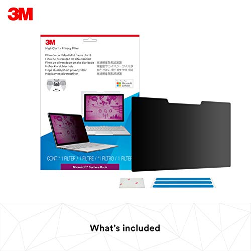 Image of 3M Privacy Filters High Clarity for Microsoft Surface Book 2, 15 inch - HCNMS004