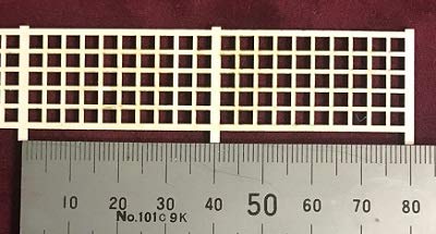 �v���X�g���N�g Plastruct �͌^�ޗ� O 1/50 �t�F���X FL(�܂���) (�y�[�p�[��)1�{���� FEN-FL