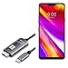 BoxWave Cable Compatible with LG G7 ThinQ - SmartDisplay Cable - USB Type-C to HDMI (6 ft), USB C/HDMI Cable for LG G7 ThinQ - Jet Black