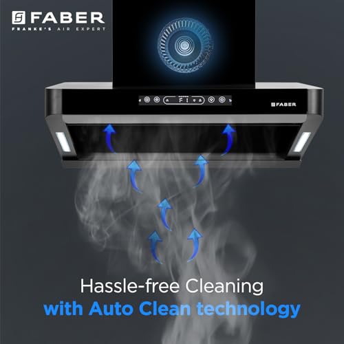 Faber Pinnacle 75cm 1500m /hr Autoclean ChimneyDigital Display