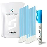 Sensor Cleaning Swab microfibra 16mm - La limpieza profesional para todo tipo de formato APS-C sensor de fotograma CCD / CMOS (sensor de anchura 16 mm) y de alta calidad óptica UV lentes de filtro. Con este conjunto se puede limpiar la cámara por poco dinero varias veces. Hisopo de limpieza (16 mm): Los hisopos son perfectos para la limpieza en húmedo o en seco profesional - Los palos tienen pequeños mini-canales que aseguran una distribución uniforme del líquido de limpieza