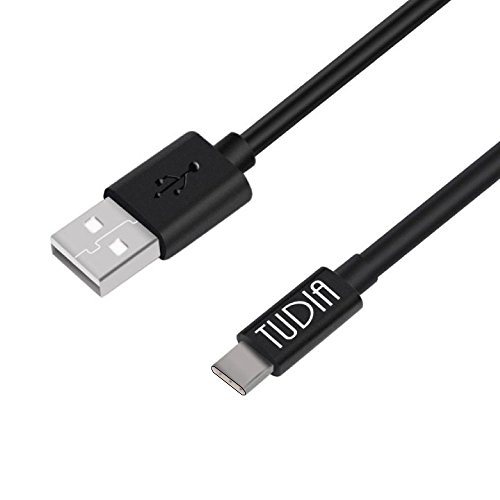 TUDIA USB Type C Cable, USB-C to USB-A Fast Charging Cable 3.3 Feet (1 Meter) - Black