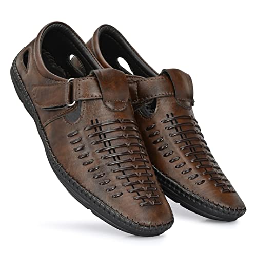 Image of MACTREE Men Flexible-Stitched Sole Premium Sandals