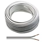 30m of Auline Speaker Cable 13 Strand for Surround Sound Hifi Car Audio System (White)