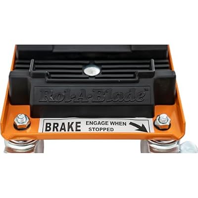 Buyers Products 1310410 Rol-A-Blade Snow Plow Caster Set, 3 Dollies, 350 lb Capacity per Dolly, Heavy-Duty Powder Coated Base, Locking Casters for Secure Storage and Easy Maneuverability