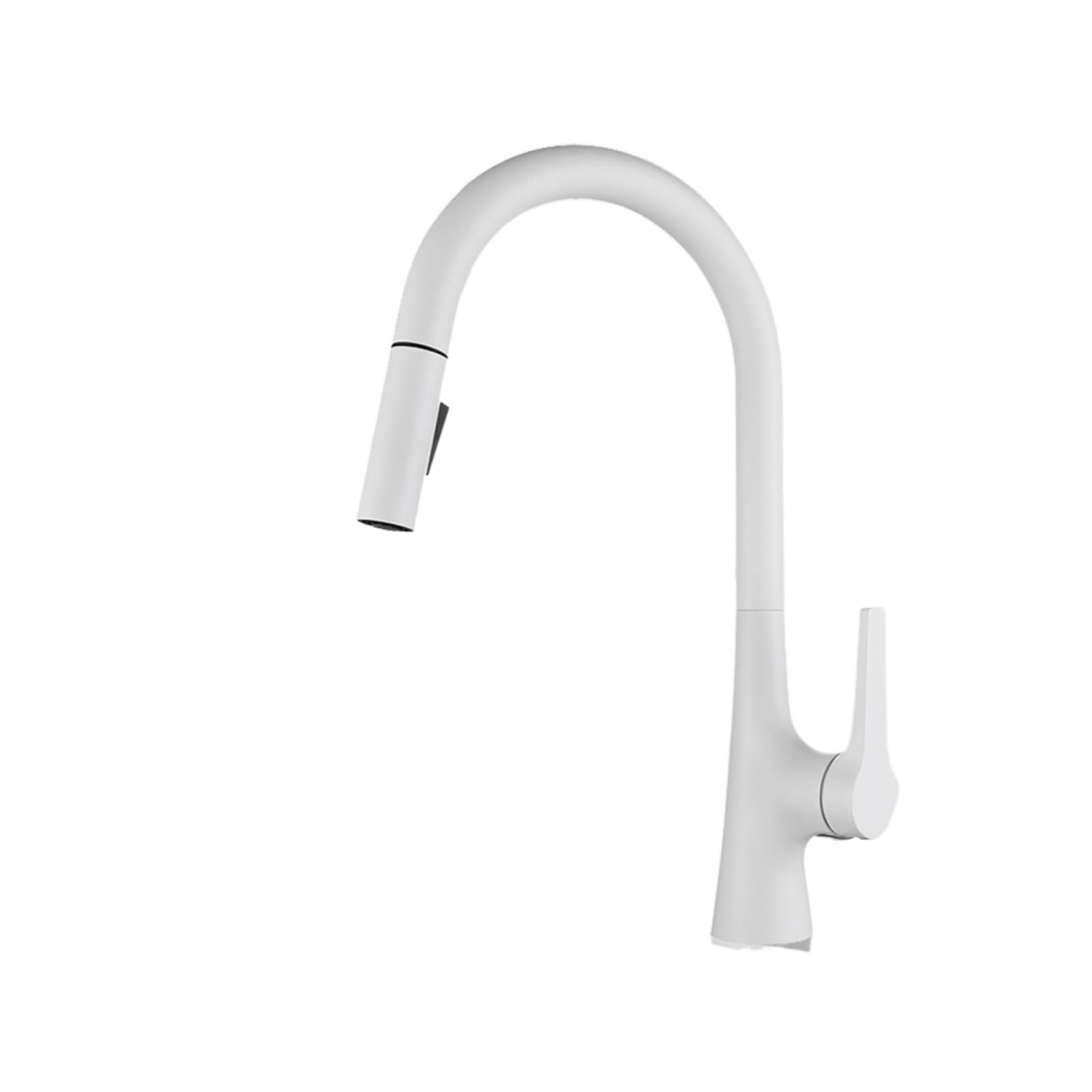 Robinet de cuisine en laiton blanc pour îlot central et espace culinaire moderne