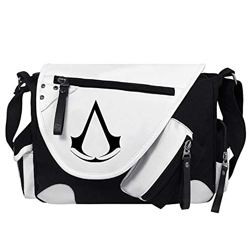 Assassin Creed Mochila para niños Crossbody cómoda Bolsa Ligera Bolsos de Hombro School
