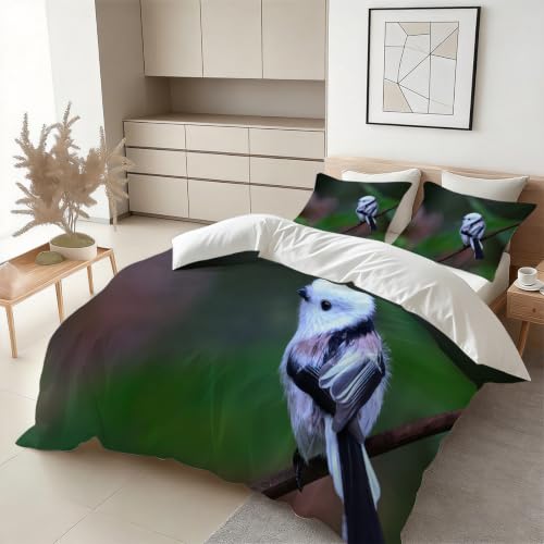 Parure de lit oiseaux pour une chambre nature housse couette 200x200 chic