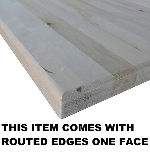 Allwood 1.06" x 30" x 48" Pine Table/Island/Counter Top (Routed edges one face)