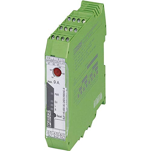 PHOENIX CONTACT ELR H5-IES-SC-230AC/500AC-9 Hybrid Motor Starter for Reversing 3AC Motors up to 500V AC and 9A Output Current, 22.5 mm Width, 107 mm Height