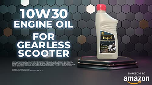 Image of Engine Oil 10W30 Sn Centistokes for Honda Honda Activa 6G Scooty-Scooter (800 Millilitres Multi-Colored Pack of 1)