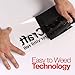 HTV Heat Transfer Vinyl Roll - Iron On Vinyl Roll Black for T-Shirt 12 inch by 12 feet