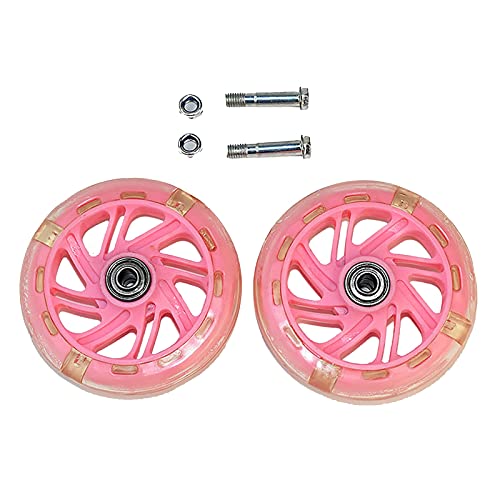 castor wheels,fixed castors, Stabilisers for Childs Bike,Universal Training Wheels (Color : Pink, Size : 20in)