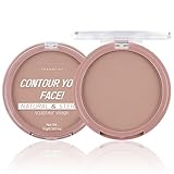 HHLTOH Matte Warm Brown Cream Contour Palette – Lightweight, Blendable Monochrome Powder Base for All Skin Tones, Face Makeup for Women & Men, Vegan & Cruelty-Free, Paleta de Contorno en Crema Mate 01