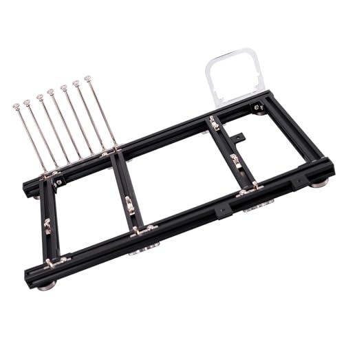 Gabinete Open Air PC Case, estructura abierta DIY en aleación de aluminio para placa madre ATX, soporte para overclocking miniatura 2