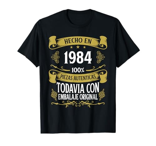 40 Años Cumpleaños Regalo Hombre Hecho En 1984 Hombre 1984 Camiseta